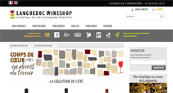 Desktop Screenshot of languedocwineshop.fr